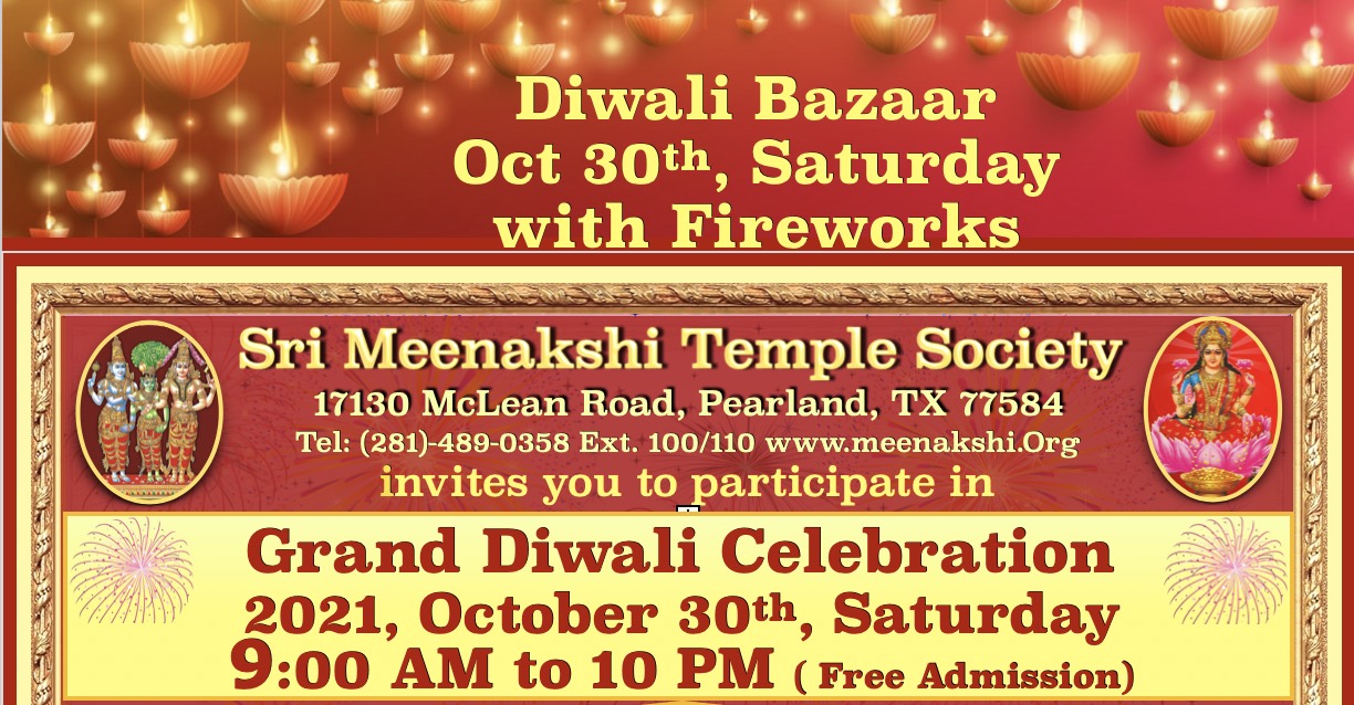 Diwali Bazaar with Fireworks